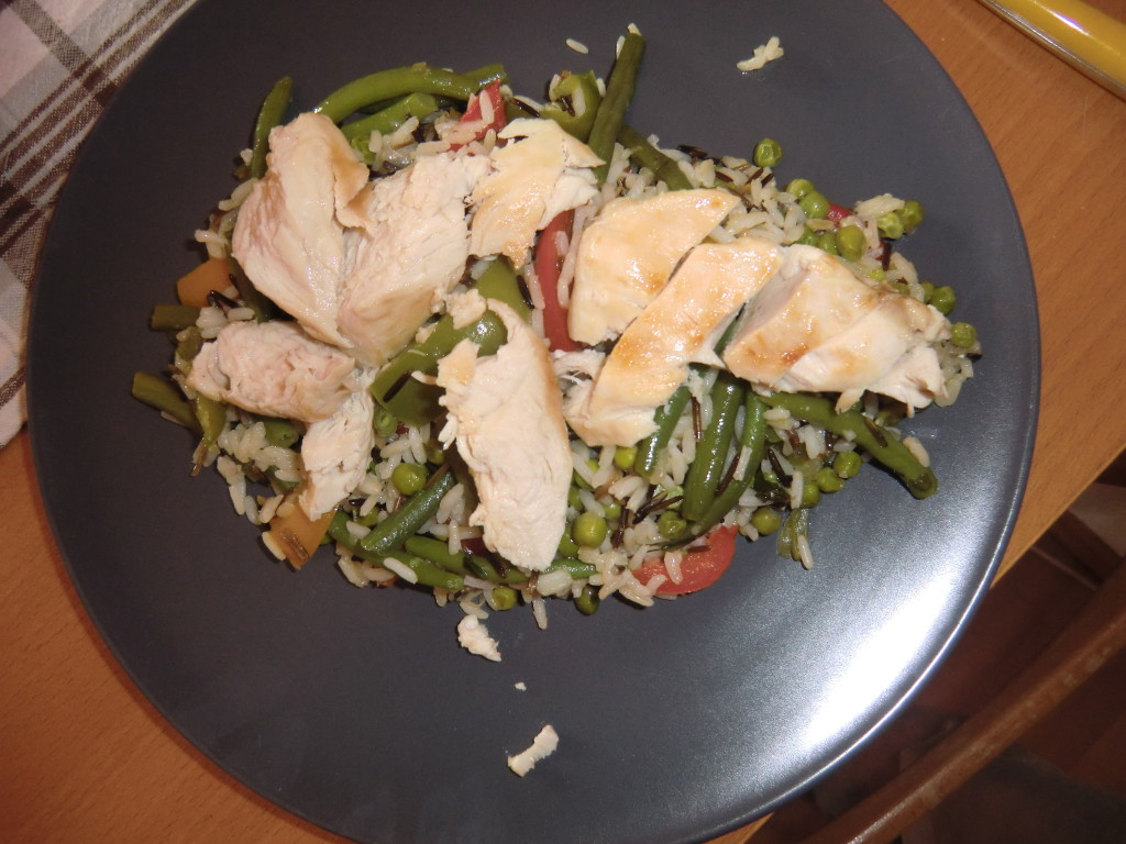 Hähnchen-Reis-Salat - Katja´s Bücher und Rezepte